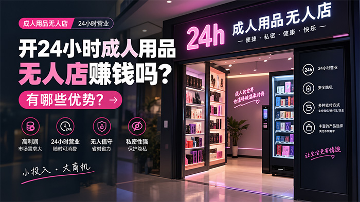 开24小时成人用品无人店赚钱吗?有哪些优势? 开24小时成人用品无人店赚钱吗?有哪些优势?