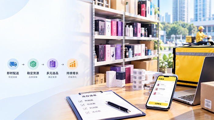 成人用品做即时零售,为什么供应链决定了店铺能不能跑得起来? 成人用品做即时零售,为什么供应链决定了店铺能不能跑得起来?