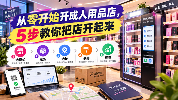 从选模式到做运营:新手开成人用品店,5步把店真正跑起来 从选模式到做运营:新手开成人用品店,5步把店真正跑起来
