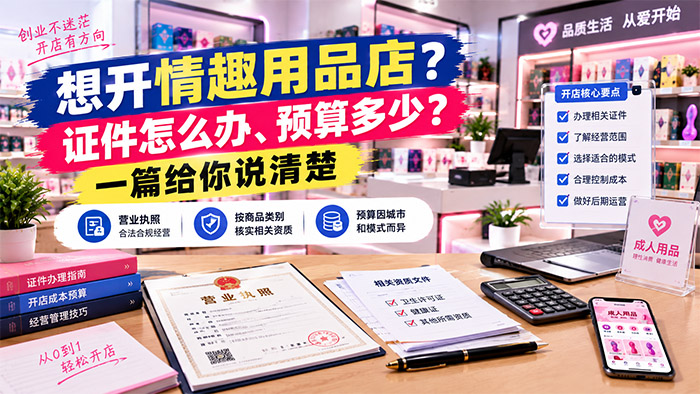 想开情趣用品店?先把证件和开店成本搞明白 想开情趣用品店?先把证件和开店成本搞明白