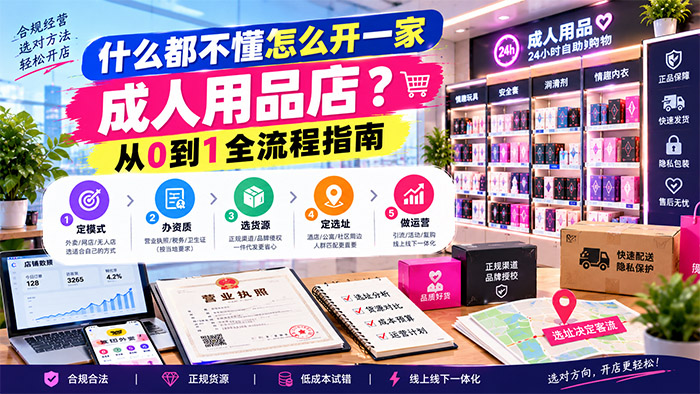 零经验也能开成人用品店?从选模式到运营,一篇讲清开店全流程 零经验也能开成人用品店?从选模式到运营,一篇讲清开店全流程