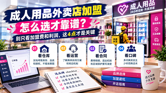 选成人用品外卖加盟品牌,真正该看的不是名气,而是这5点 选成人用品外卖加盟品牌,真正该看的不是名气,而是这5点
